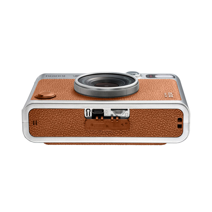 Фотоапарат за моментни снимки FUJIFILM INSTAX MINI EVO BROWN