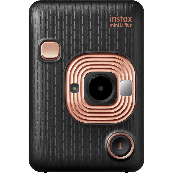 Фотоапарат за моментни снимки FUJIFILM INSTAX MINI LIPLAY BLACK