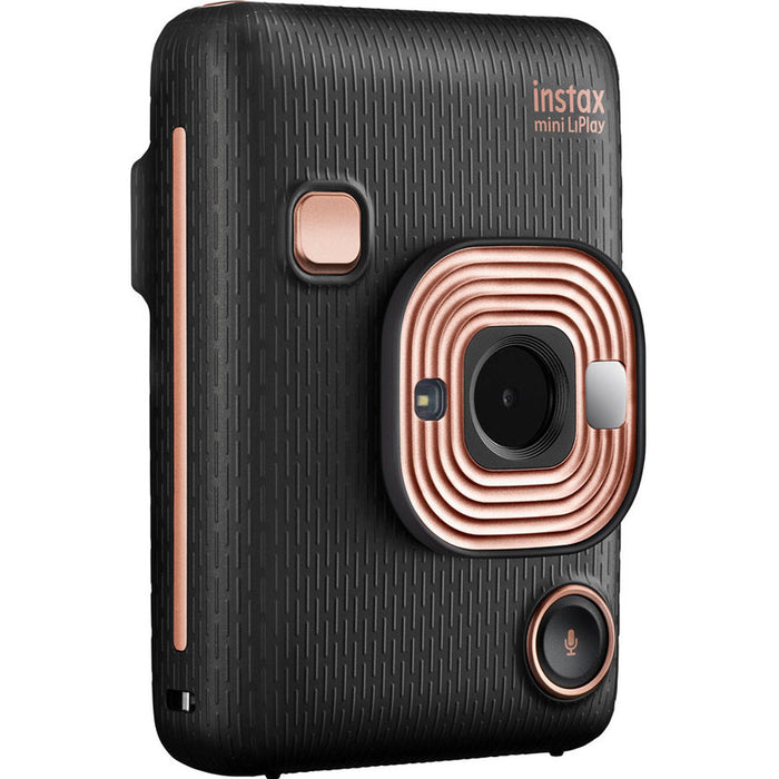 Фотоапарат за моментни снимки FUJIFILM INSTAX MINI LIPLAY BLACK