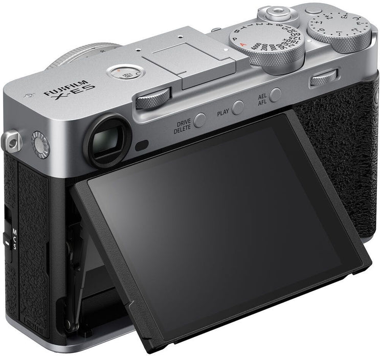 Безогледален фотоапарат Fujifilm - X-E5, сребрист