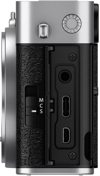 Безогледален фотоапарат Fujifilm - X-E5, сребрист