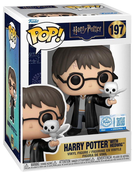 Фигурка Funko Pop!&amp; Buddy: Harry Potter - Harry Potter with Hedwig (Special Edition) #197