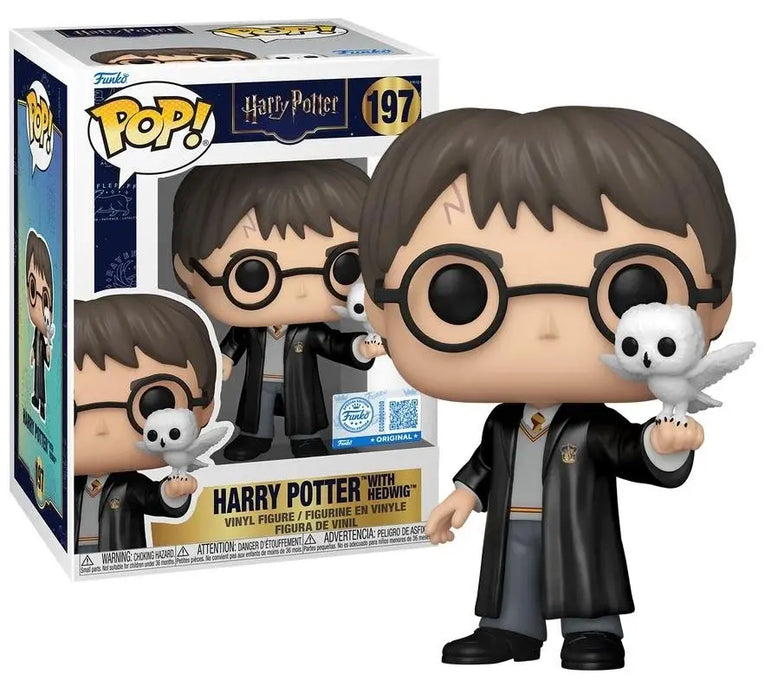 Фигурка Funko Pop!&amp; Buddy: Harry Potter - Harry Potter with Hedwig (Special Edition) #197
