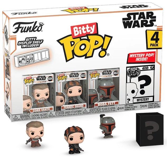 Комплект мини фигури Funko Bitty POP! Television: The Mandalorian - 4-Pack (Series 3)