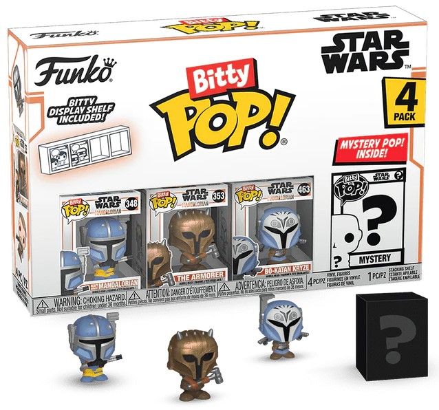 Комплект мини фигури Funko Bitty POP! Television: The Mandalorian - 4-Pack (Series 1)