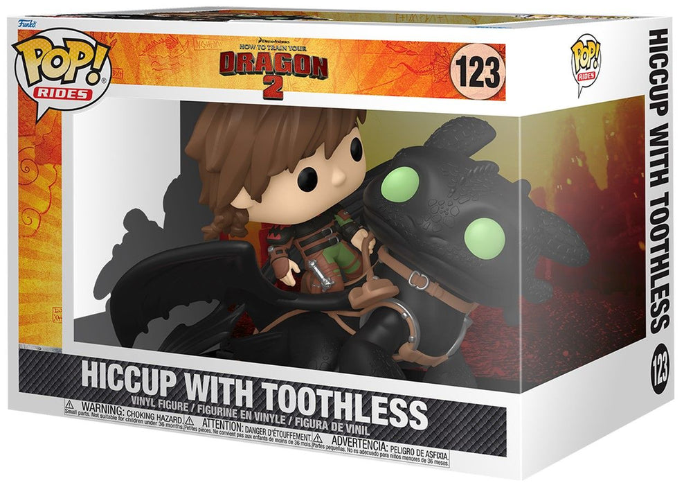 Фигура Funko POP! Rides: How to Train Your Dragon - Hiccup with Toothless #123