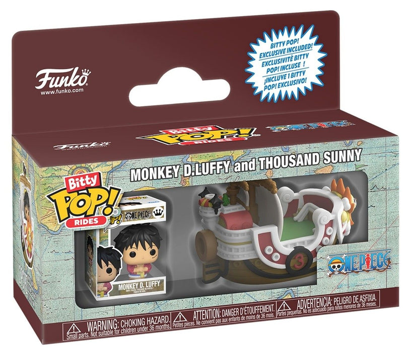 Мини фигура Funko Bitty POP! Rides: One Piece - Monkey D. Luffy and Thousand Sunny
