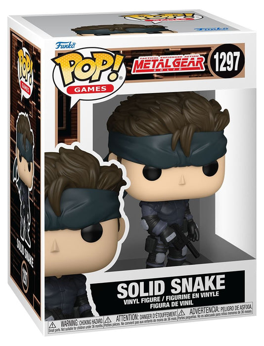 Фигура Funko POP! Games: Metal Gear Solid - Solid Snake #1297