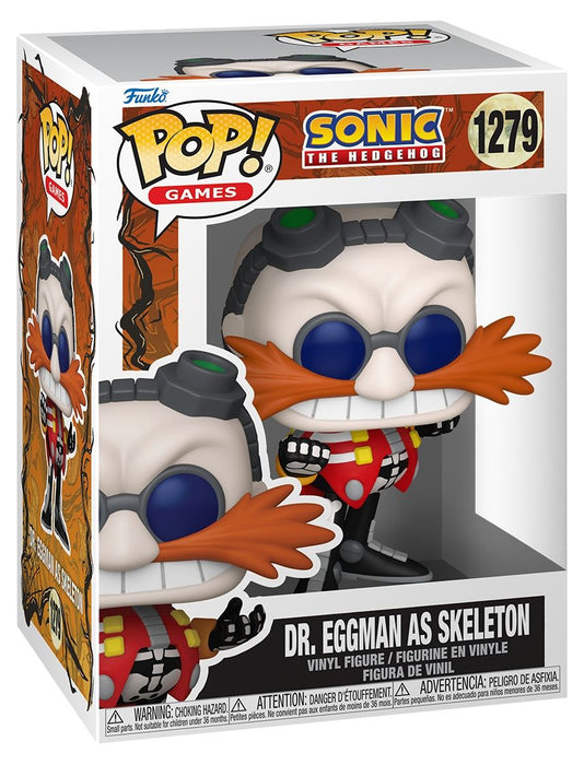 Фигура Funko POP! Games: Sonic The Hedgehog - Dr. Eggman as Skeleton #1279