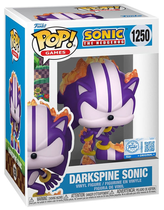 Фигура Funko POP! Games: Sonic The Hedgehog - Darkspine Sonic (Special Edition) #1250