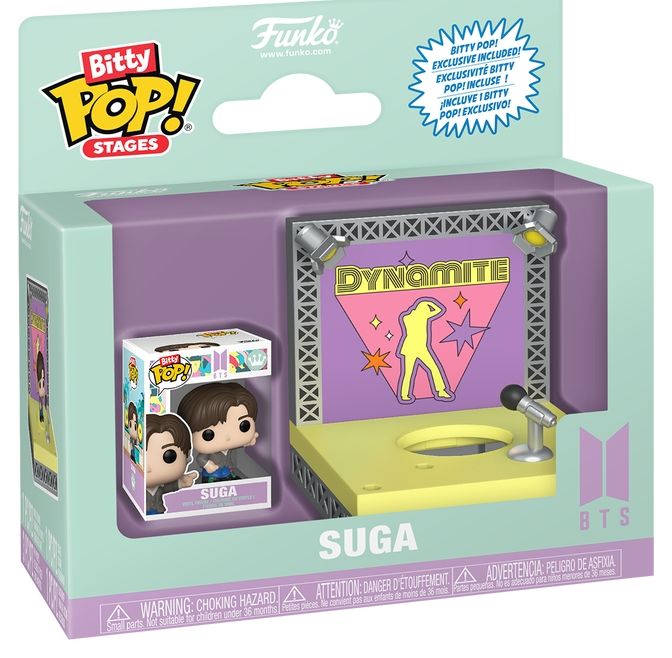 Mини фигура Funko Bitty POP! Stages: BTS - Suga (Dynamite)
