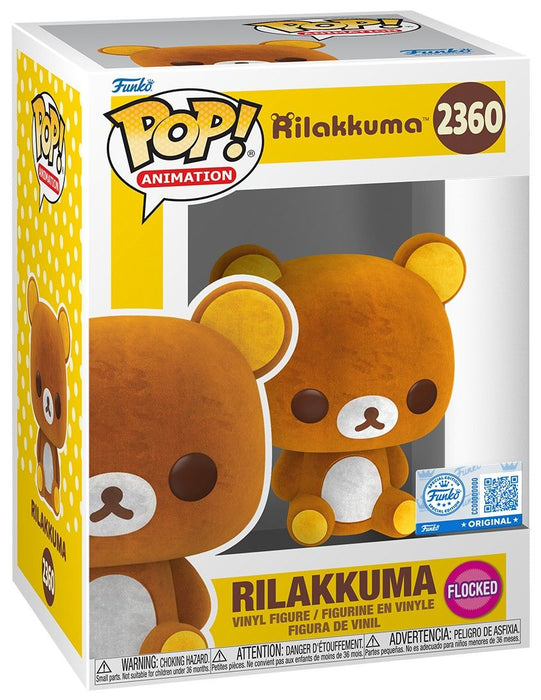 Фигура Funko POP! Animation: Rilakkuma - Rilakkuma (Flocked) (Special Edition) #2360
