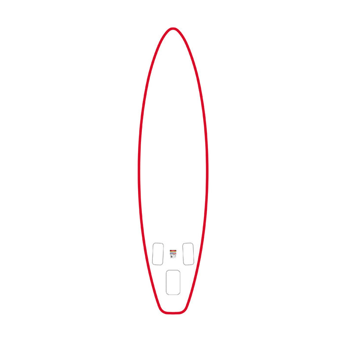 Дъска за SUP FunWater SUPFW69C 3,35 м (червено-бяла)