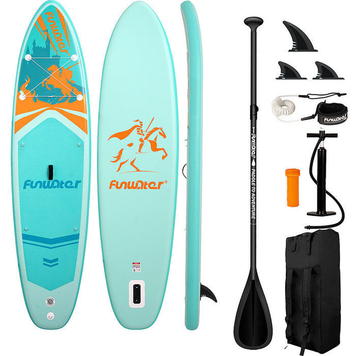Дъска за SUP за гребане FunWater SUPFW70A 3,5 м (тюркоазена)