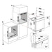Фурнa за вграждане WHIRLPOOL WOI5S8HM0SXA 73 л 6th SENSE А