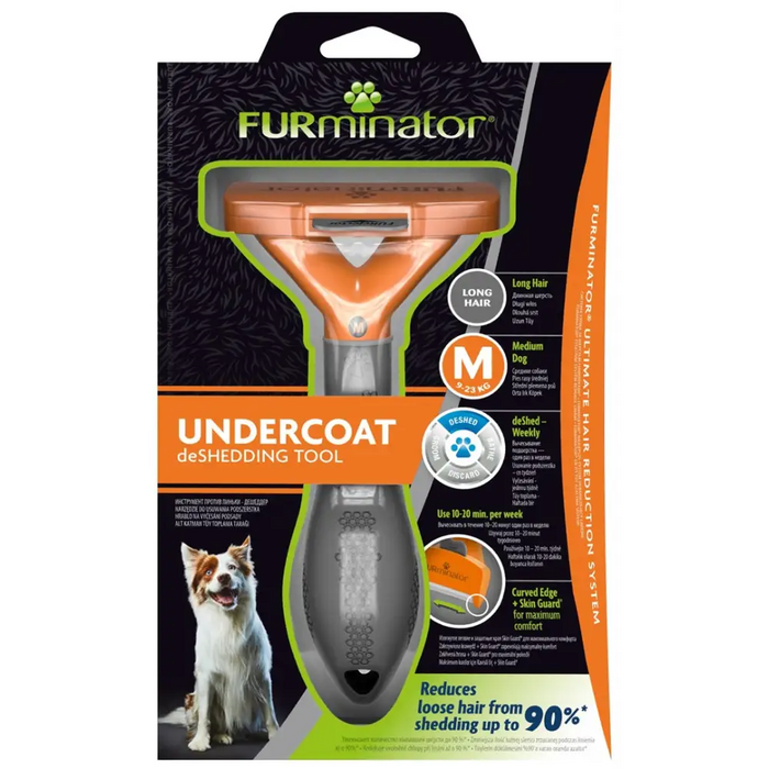 FURminator - фурминатор за дългокосмести кучета - М