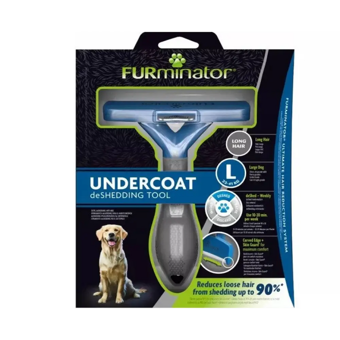 FURminator - фурминатор за дългокосмести кучета - L