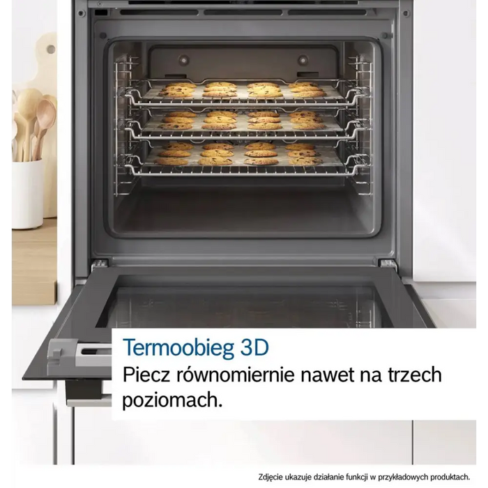 Фурна Bosch Serie 4 HBA534BB3 71 L 3400 W Черна