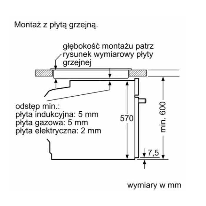 Фурна Bosch Serie 4 HQA334EB3 71 L 3400 W Черна