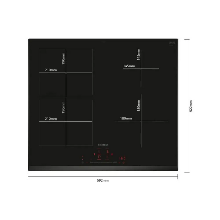 Фурна Siemens iQ500 HR538ABS1 71 L Черна