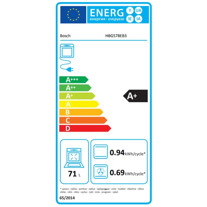 Фурна за вграждане BOSCH HBG578EB3