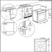Фурна за вграждане Electrolux KOD3H70X(ST) 72 L Push бутони