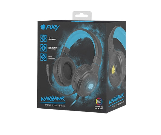 Fury Gaming слушалки Warhawk RGB