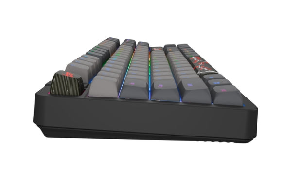 Геймърска клавиатура Fury Kanabo K6, US layout, магнитна подсветка, механична, черно-сива