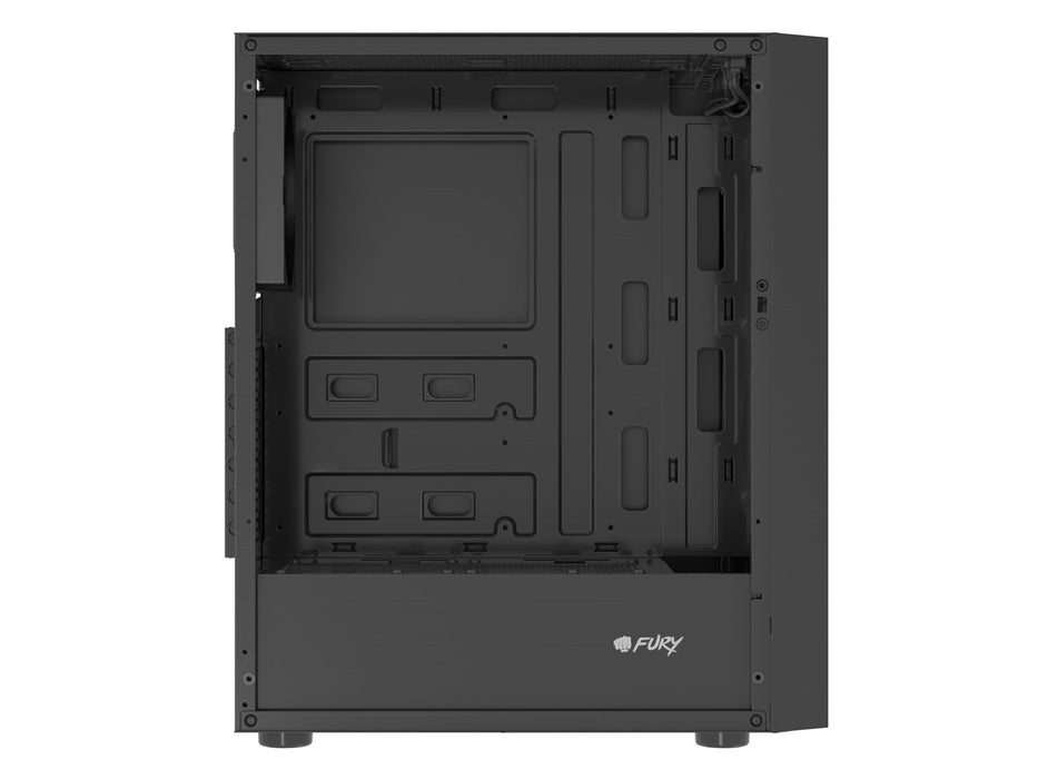Кутия FURY SHOBO SH8F MIDI TOWER с прозорец, черна