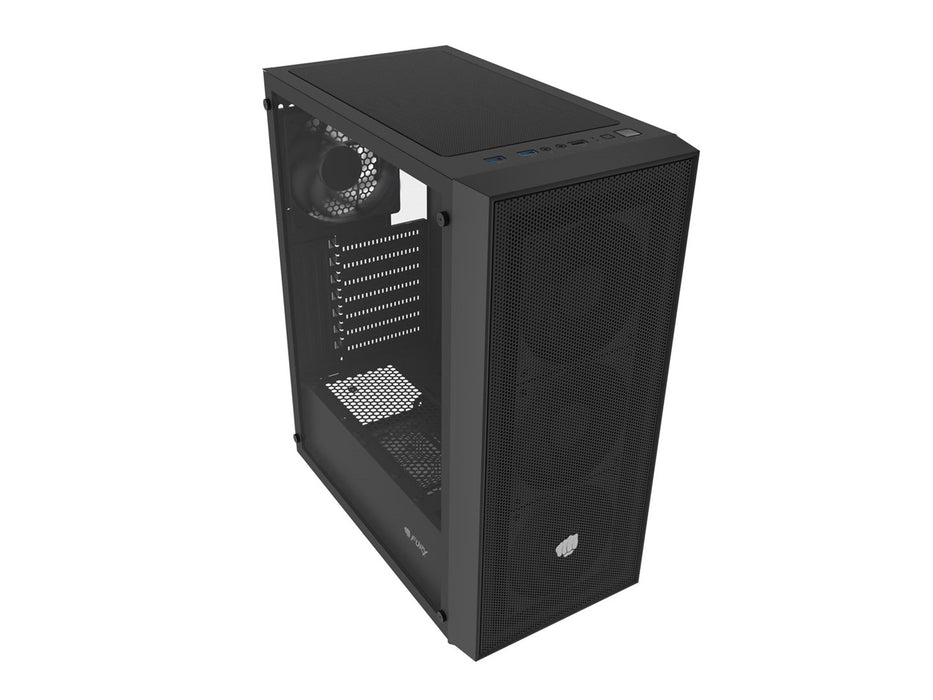 Кутия FURY SHOBO SH8F MIDI TOWER с прозорец, черна