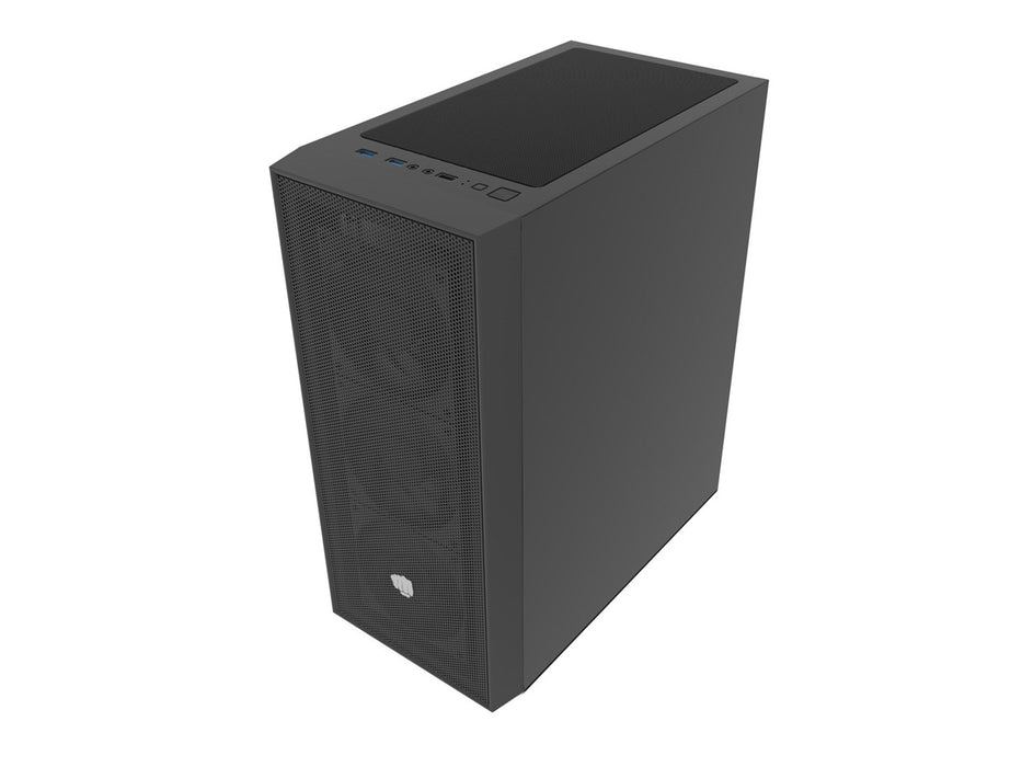 Кутия FURY SHOBO SH8F MIDI TOWER с прозорец, черна