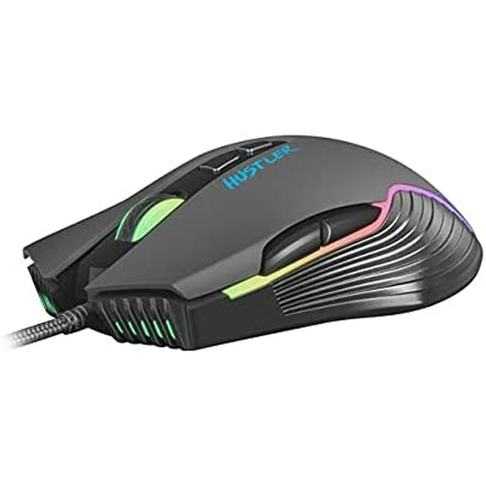 Мишка за игра Fury NFU-1698 6400 DPI Черен Многоцветен 6400 dpi