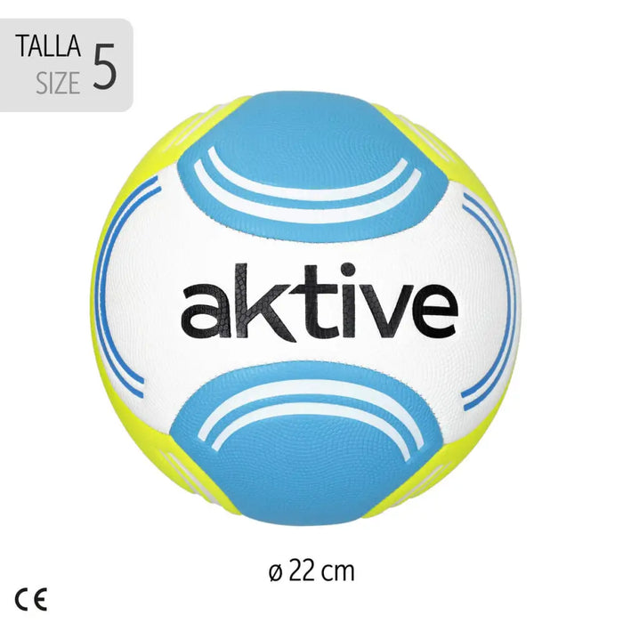 Футболна Топка Aktive Размер 5 22 x 22 x 22 cm 12 броя