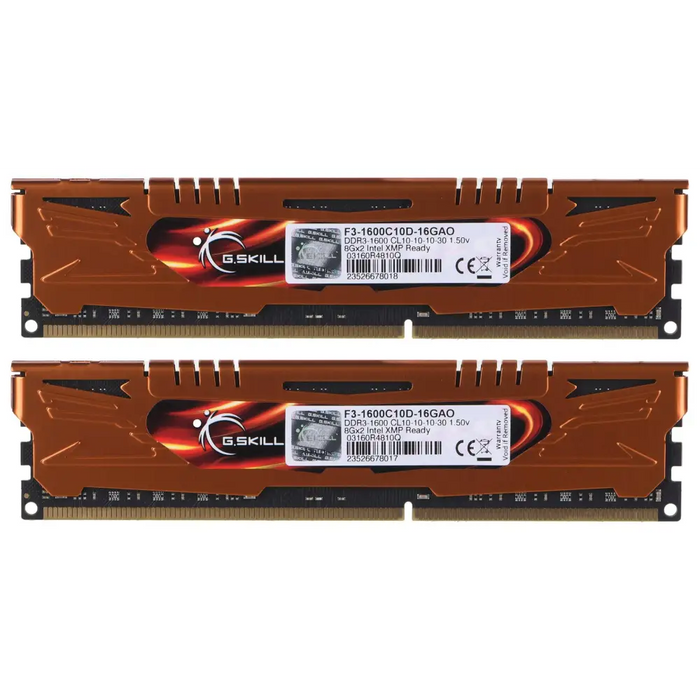 G.Skill 16GB PC3-12800 Kit модул памет 2 x 8 GB DDR3 1600