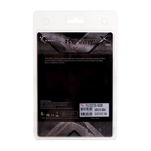 G.Skill RipjawsX 16GB (8GBx2) DDR3-2133 MHz модул памет 2 x