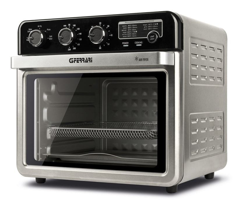 G3 Ferrari G10221 Фритюрник с горещ въздух, единичен, 32 л, 2000 W, черен, неръждаема стомана