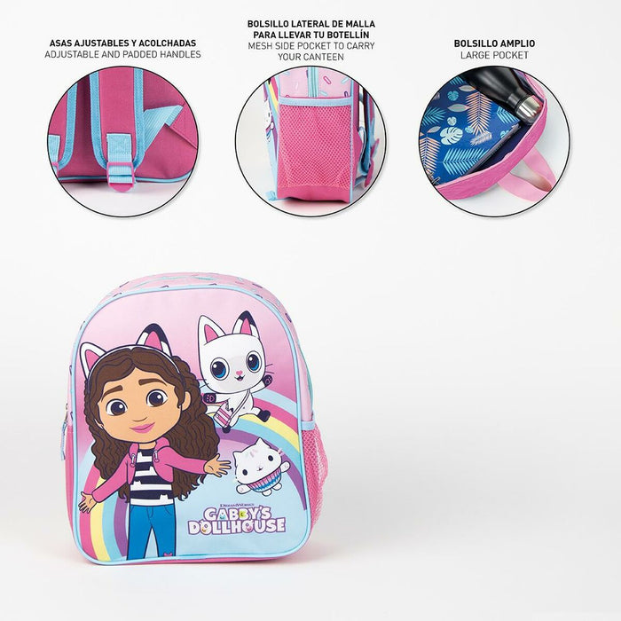 Училищна чанта Gabby's Dollhouse Розов 25,0 x 20,0 x 30,0 cm