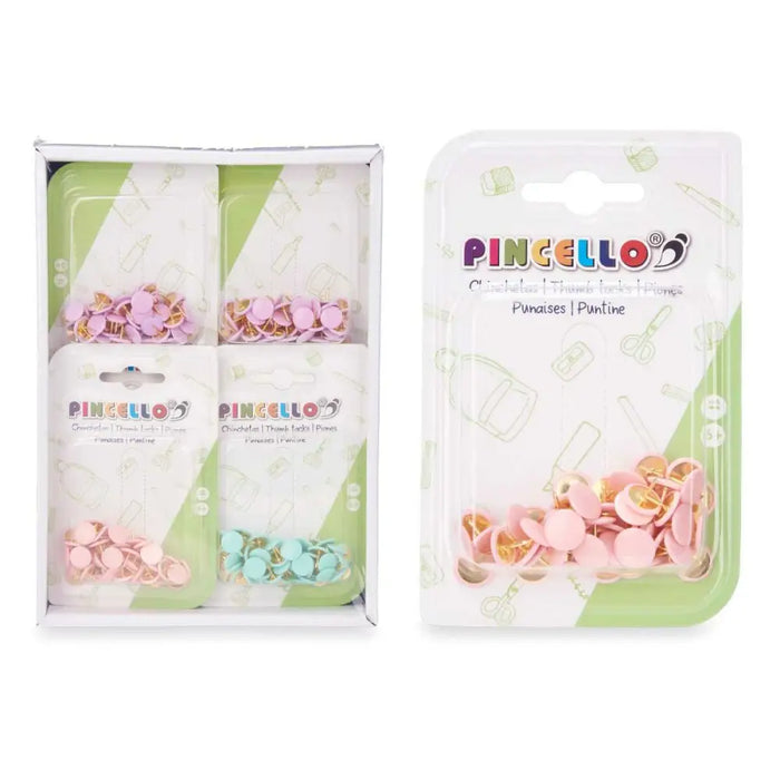 Габърчета Pincello Многоцветен Метал (12 броя)