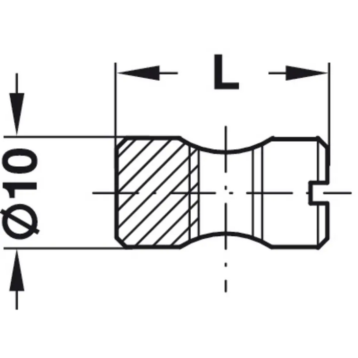 ГАЙКА ЗА ШВЕДСКА РАЗГЛОБКА 10БР. HÄFELE
