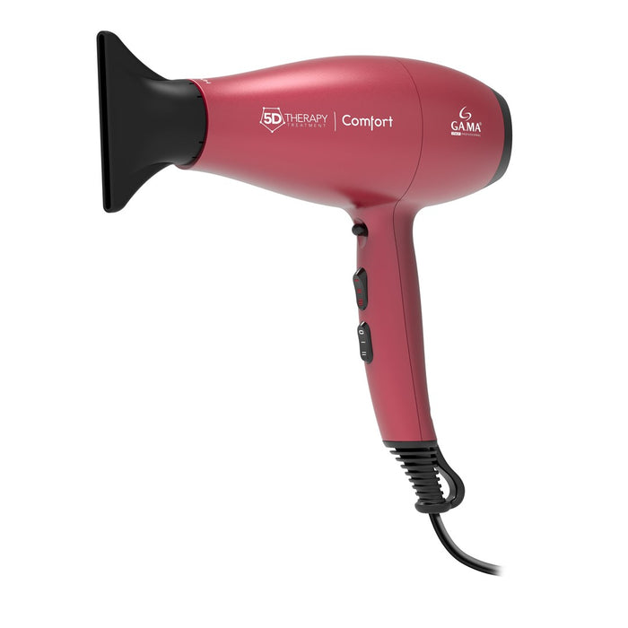GA.MA 5D Therapy Comfort Халогенен сешоар 2200 W Червен