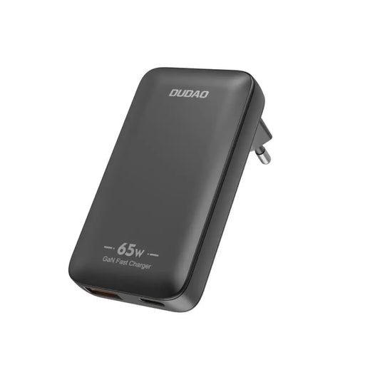 GaN Dudao A65Q 65W USB-A / USB-C PD Ултра-тънко зарядно