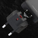 GaN Dudao A65Q 65W USB-A / USB-C PD Ултра-тънко зарядно