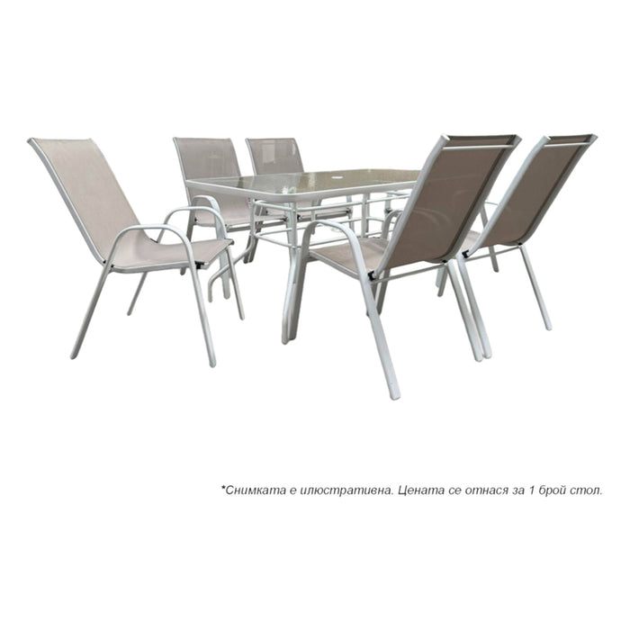 ГРАДИНСКИ СТОЛ ТЕКСТИЛЕН 71Х55Х92CM СТИФИРАЩ GARDEN STAR HD-11184