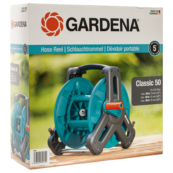 МАКАРА ЗА МАРКУЧ 1/2" -50M 3/4"-30M GARDENA 08007-20