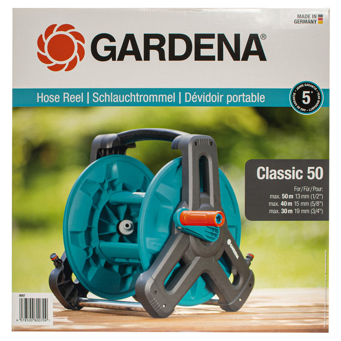 МАКАРА ЗА МАРКУЧ 1/2" -50M 3/4"-30M GARDENA 08007-20