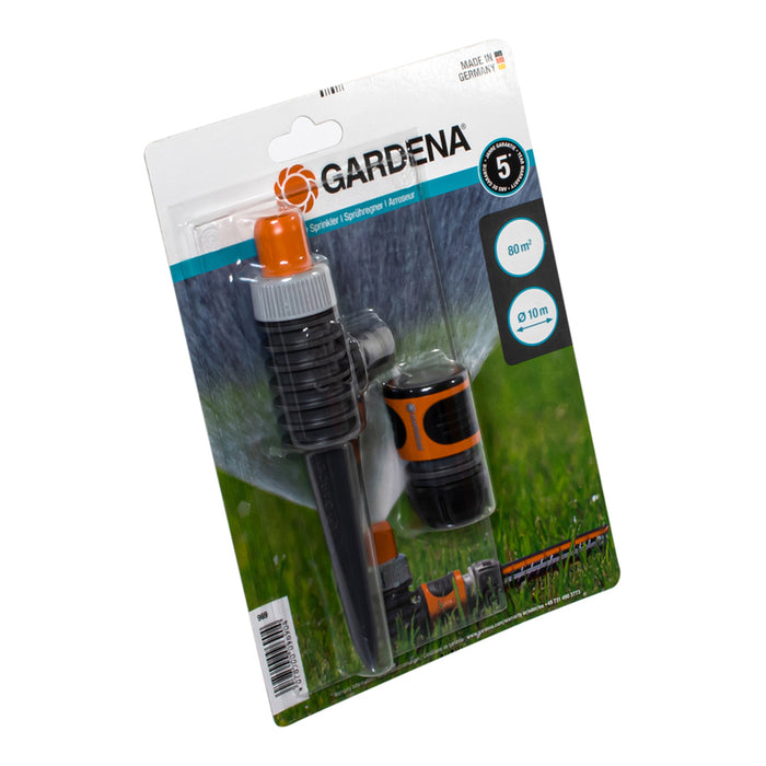 КОМПЛЕКТ РАЗПРЪСКВАЧ И СЪЕДИНИНИТЕЛ 1/2" GARDENA 00969-20