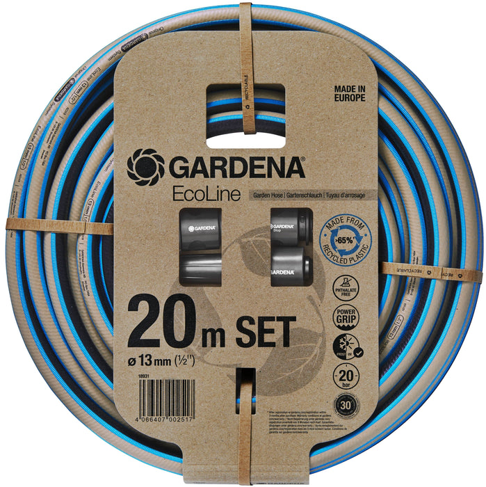 Комплект маркуч с конектори Gardena - EcoLine, 1/2'', 20 m
