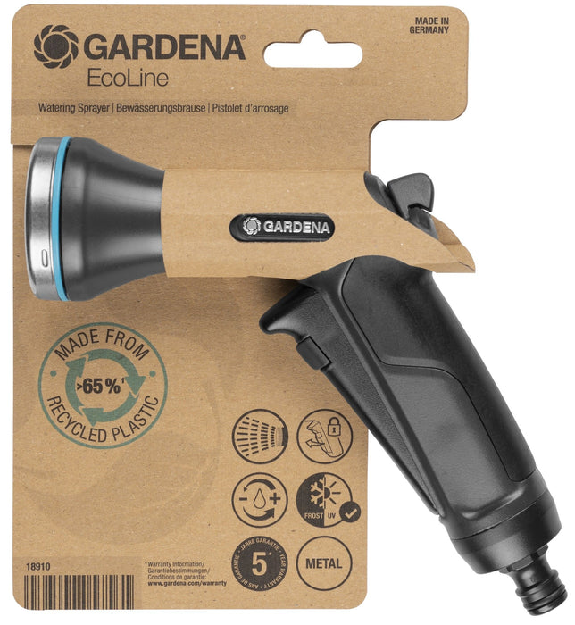 Пистолет за поливане Gardena - EcoLine Watering Sprayer, със спусък