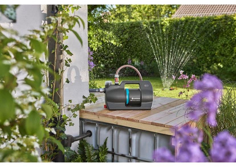 Автоматична градинска помпа Gardena - 5000 SilentComfort, 700 W, 5000 л/ч, с Bluetooth