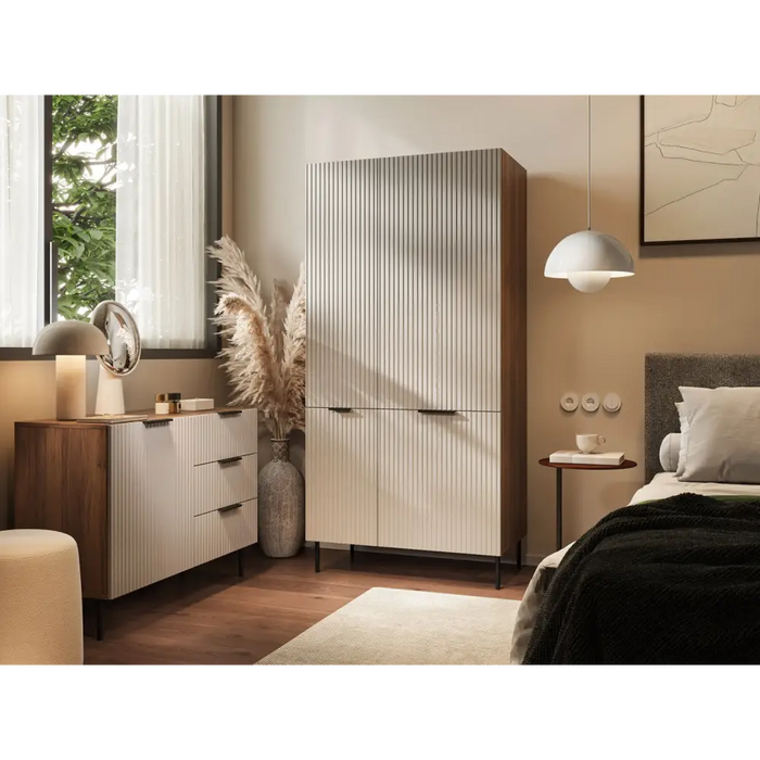 Гардероб Cama 5 ALMERA 90x52x185 орех/кашмир